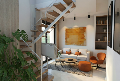 salon duplex pequeño